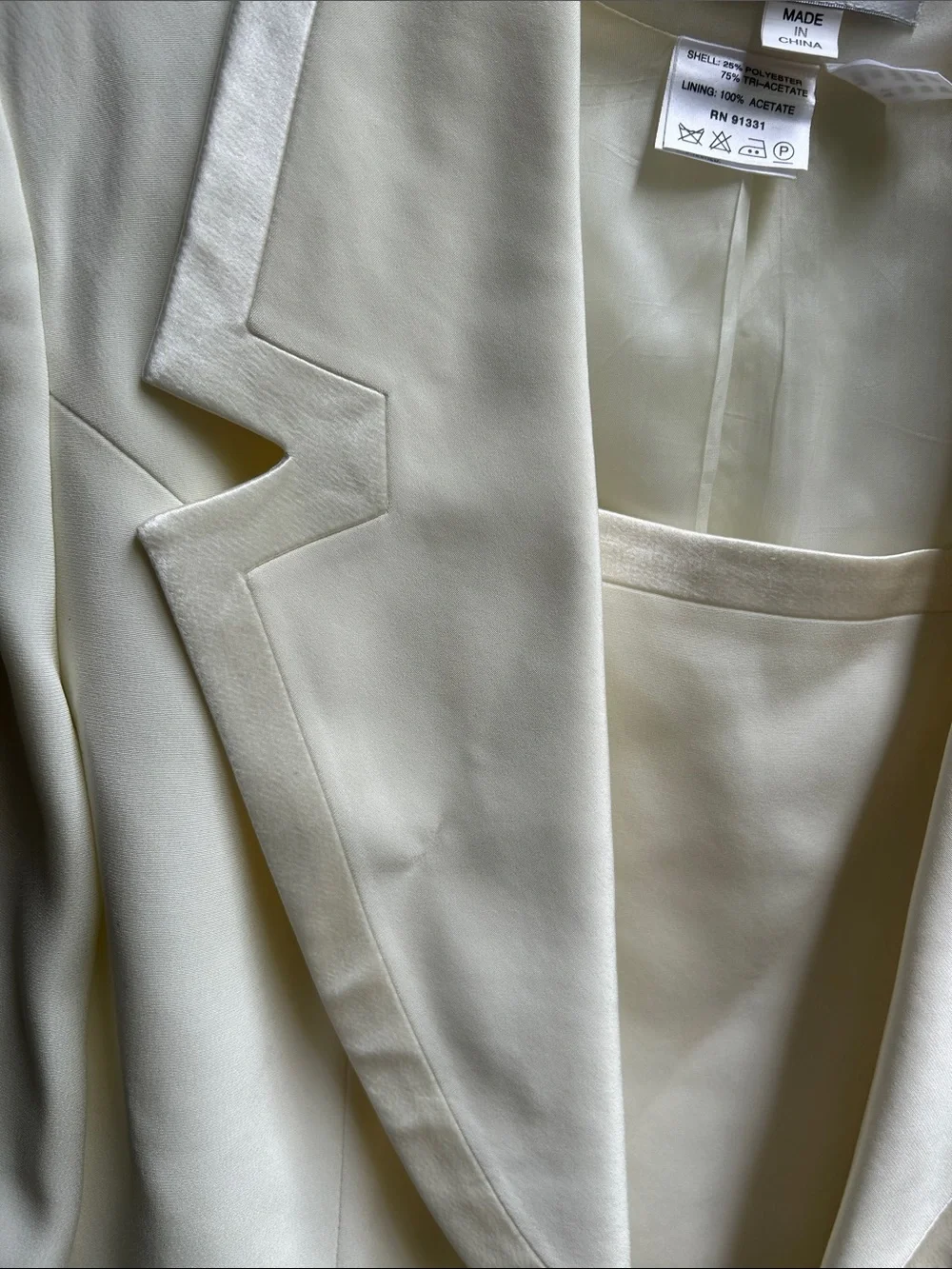 Sioni Cream Size 12 Vintage Elegant Formal